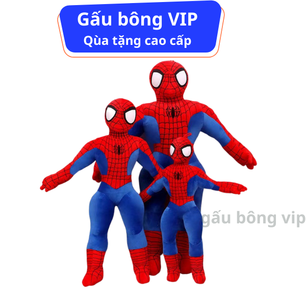 Gấu Bông Siêu Nhân Người Nhện Spiderman Gấu Bông VIP TPHCM Siêu Nhân Nhồi Bông Người Nhện  Người Nhệ