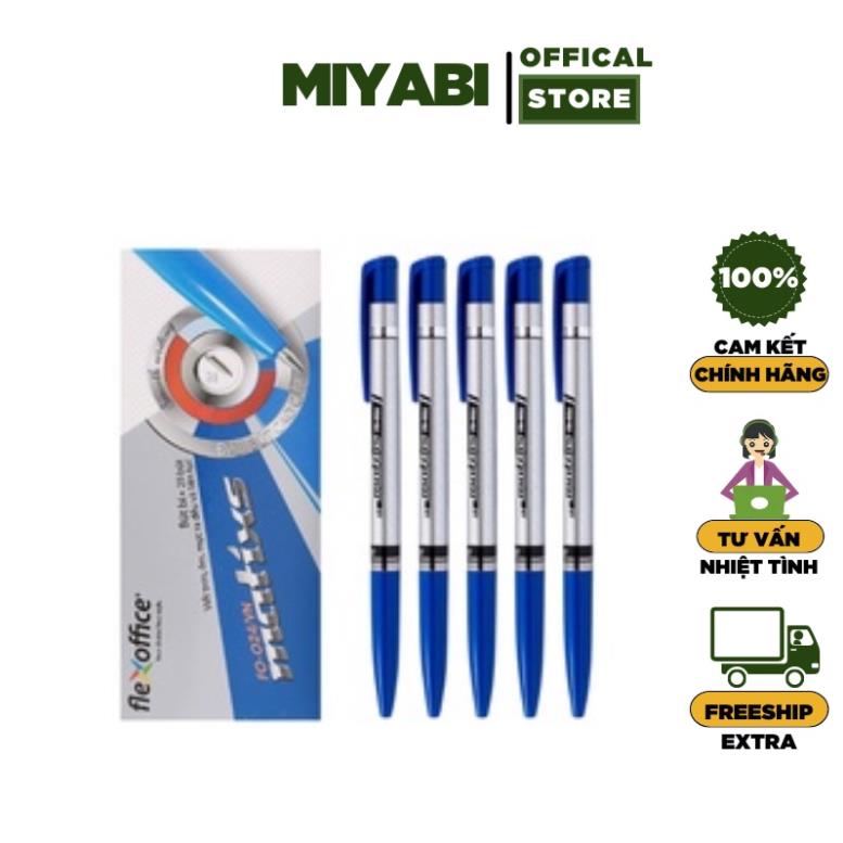 Bút bi thiên long ngòi 07mm hộp 20 cái màu xanh / đen / đỏ - Hộp bút bi thiên long cao cấp - MIYABI 