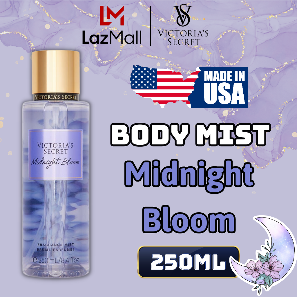 Victoria Secret Midnight Bloom Chính Hãng, Body Mist Victoria Secret Midnight Bloom 250ml, Lotion Victoria Secret Midnight Bloom Chính Hãng 236ml