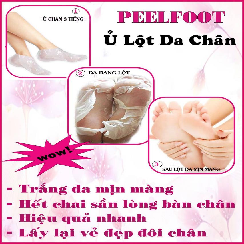 [Hcm]Lột Da Chân Feelfoot Trắng Da Hết Chai Sần Mềm Da