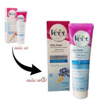 KEM TẨY LÔNG VEET SILKY FRESH 100G (SENSTIVE SKIN) - MÀU XANH