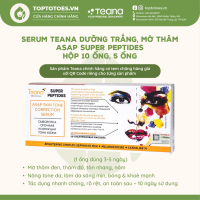 Serum Teana Super Peptides ASAP dưỡng trắng mờ thâm cải thiện kết cấu da