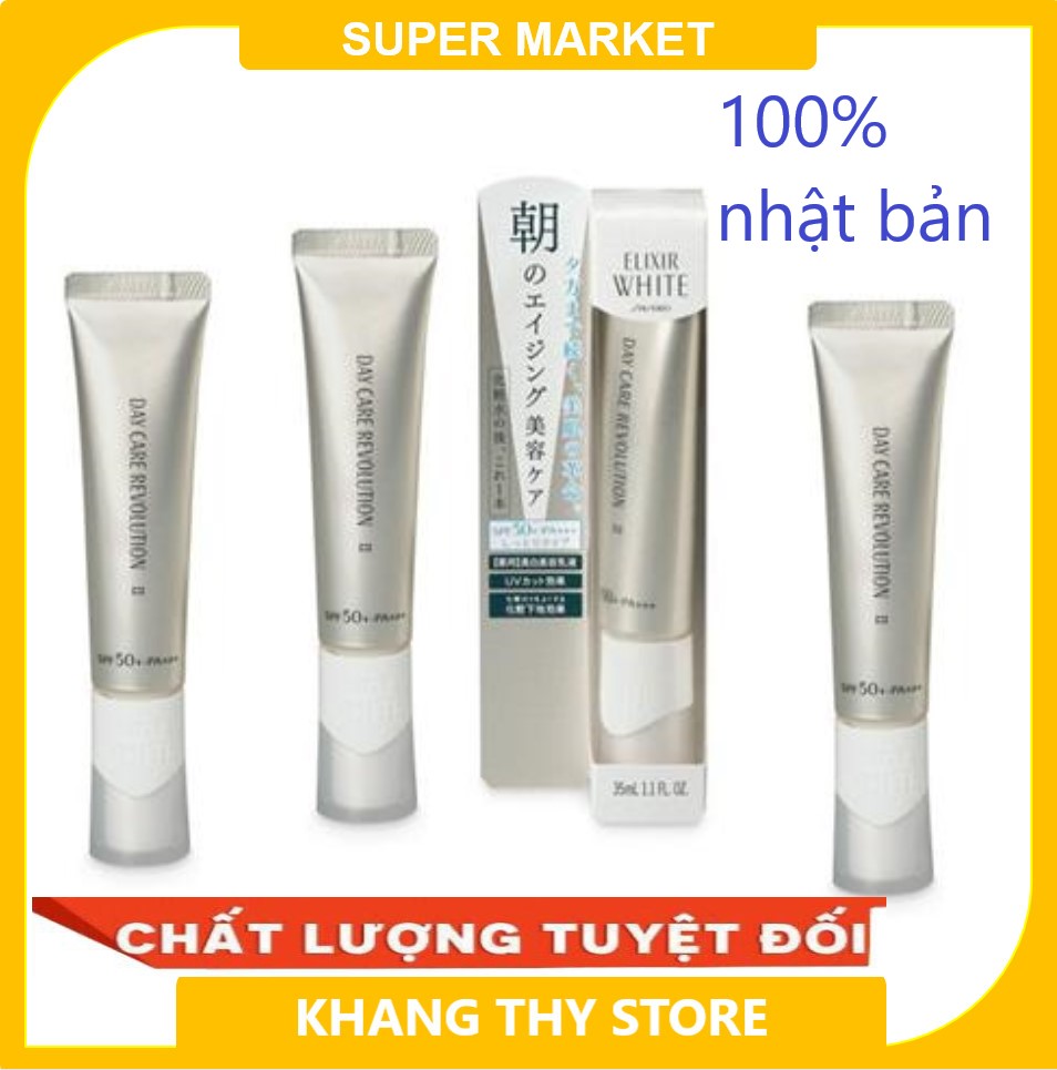 Kem Dưỡng Ngày Chống Nắng Trắng Da Shiseido Elixir Superior Day Care Revolution T + Spf50 + Pa ++++ Dung Tích35Ml