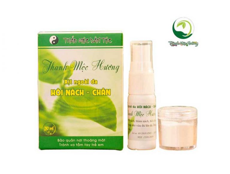 hết hôi nách cam kết khỏi với chai xịt và bột thoa