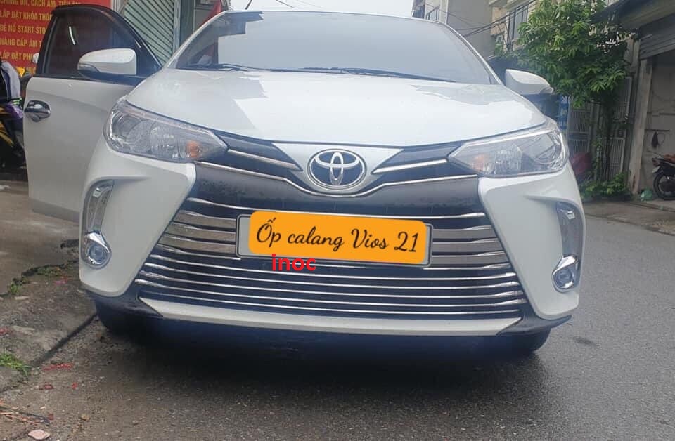 mặt calang vios 2021 2022 viền ca lăng inoc vios 2021 2022 có sẵn băng dính