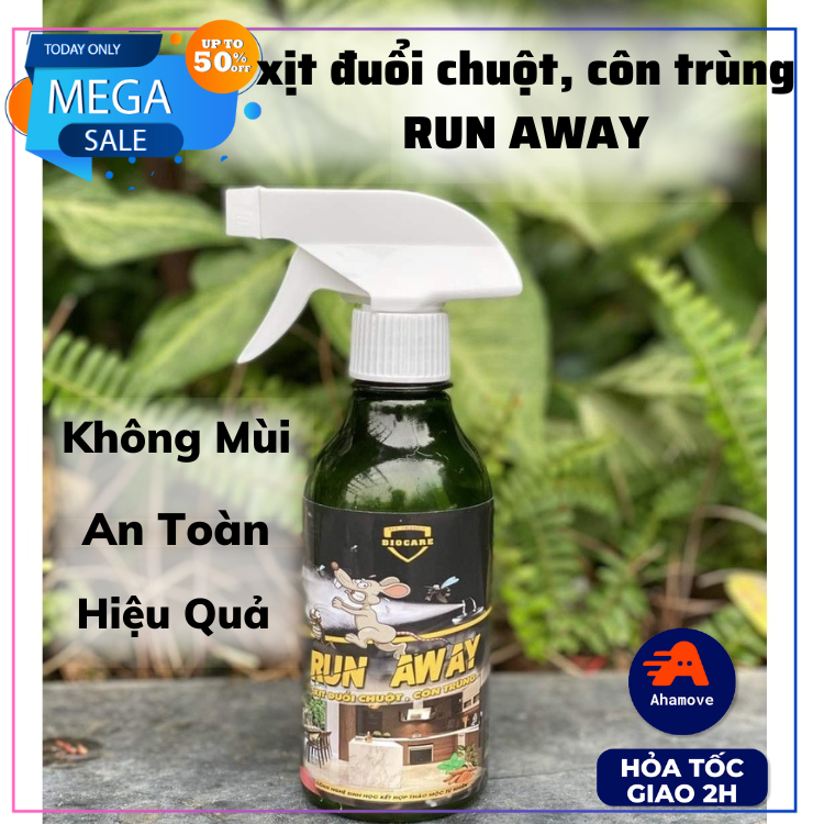 Xịt Đuổi Chuột Và Côn Trùng BIO MAX 500 ML Dùng Cho Gia Đình - Xịt Đuổi Chuột Và Côn Trùng BIO MAX D