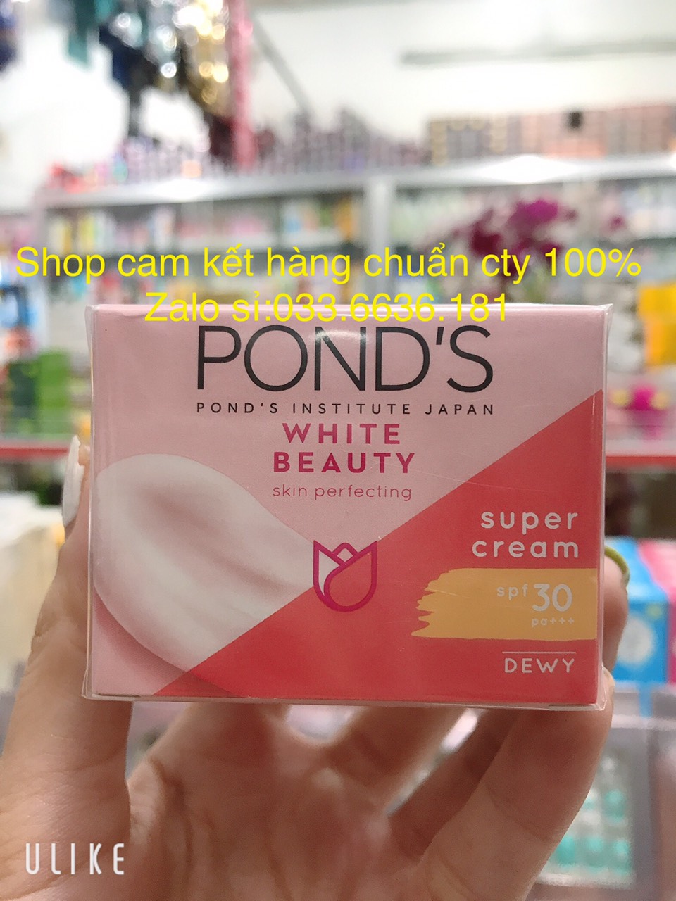 kem PONDS dưỡng trắng da ban ngày SPF 30+ 30g