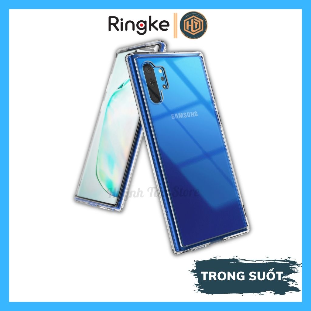 Ốp lưng note 10 plus RINGKE chính hãng trong suốt chống sốc FUSION X chống ố vàng phụ kiện điện thoại huỳnh tân