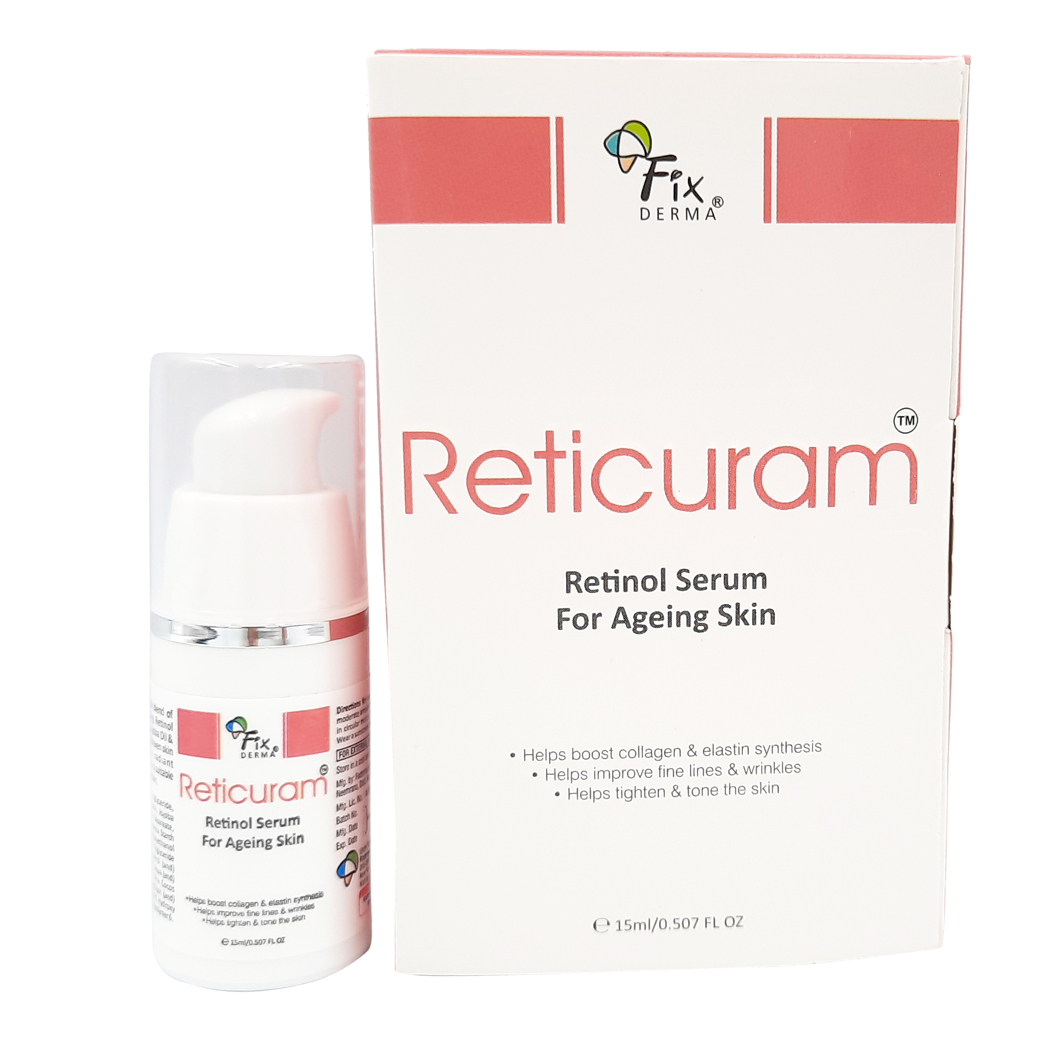 [Hcm]Trẻ Hóa Da Trị Mụn Ẩn Fixderma Reticuram Serum 15Ml (Retinol)