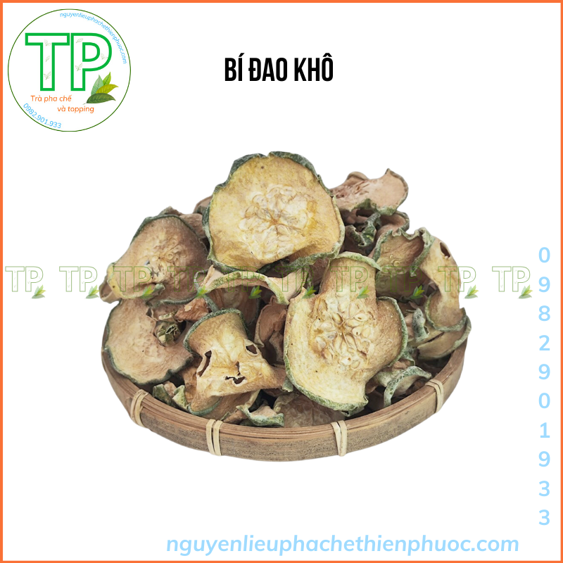 Bí đao sấy khô 100g/500g dùng nấu nước sâm bí đao hạt chia giải nhiệt