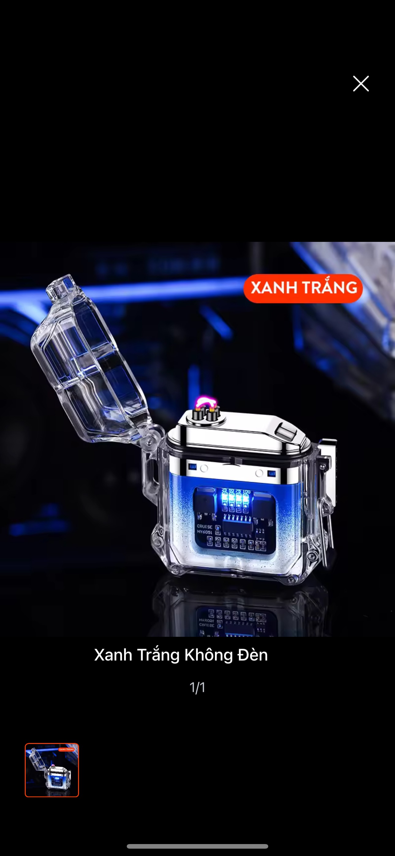 HỘT QUẸT ĐIỆN CHỐNG NƯỚC VỎ TRONG SUỐT CÔNG NGHỆ 4 TIA PLASMA CHỐNG GIÓ SẠC PIN TIỆN LỢI.