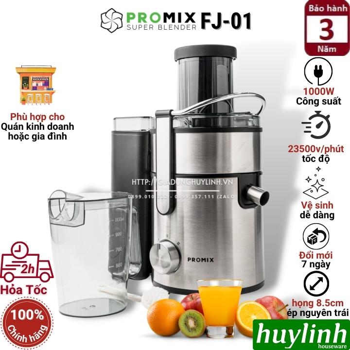 Máy ép trái cây Promix FJ-01 - 1000W - Bảo hành 3 năm [Promix FJ01] [Promix FJ04] - Máy ép cho quán