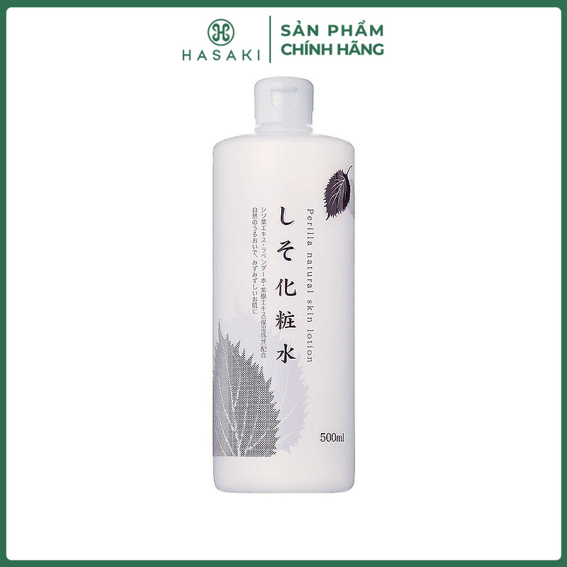Nước Hoa Hồng Dokudami Chiết Xuất Lá Tía Tô Perilla Natural Skin Lotion 500ml Hasaki Sản phẩm chính hãng