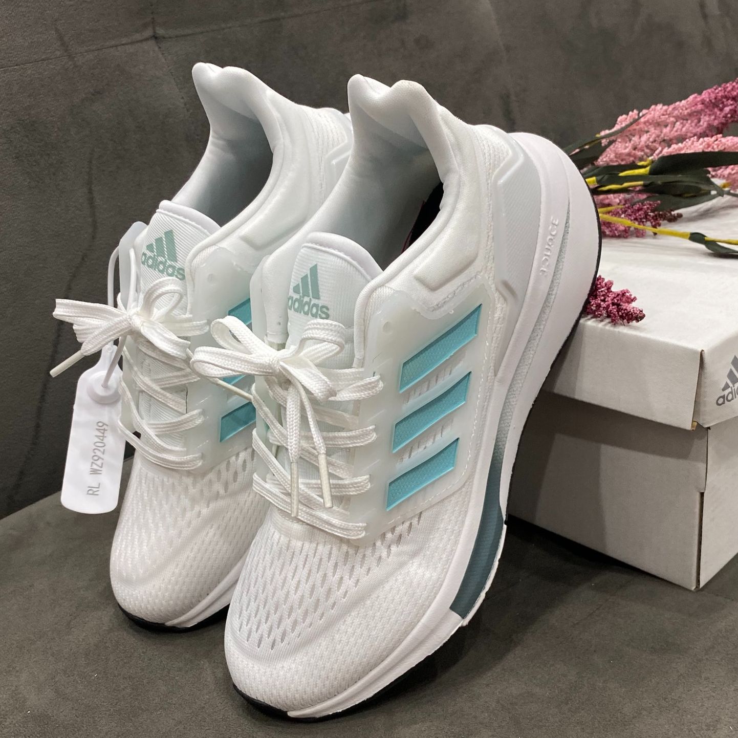 Giày thể thao nữ adidas EQT, Giày adidas trắng xanh ngọc mẫu mới 2022. hồng full box [pipistore]