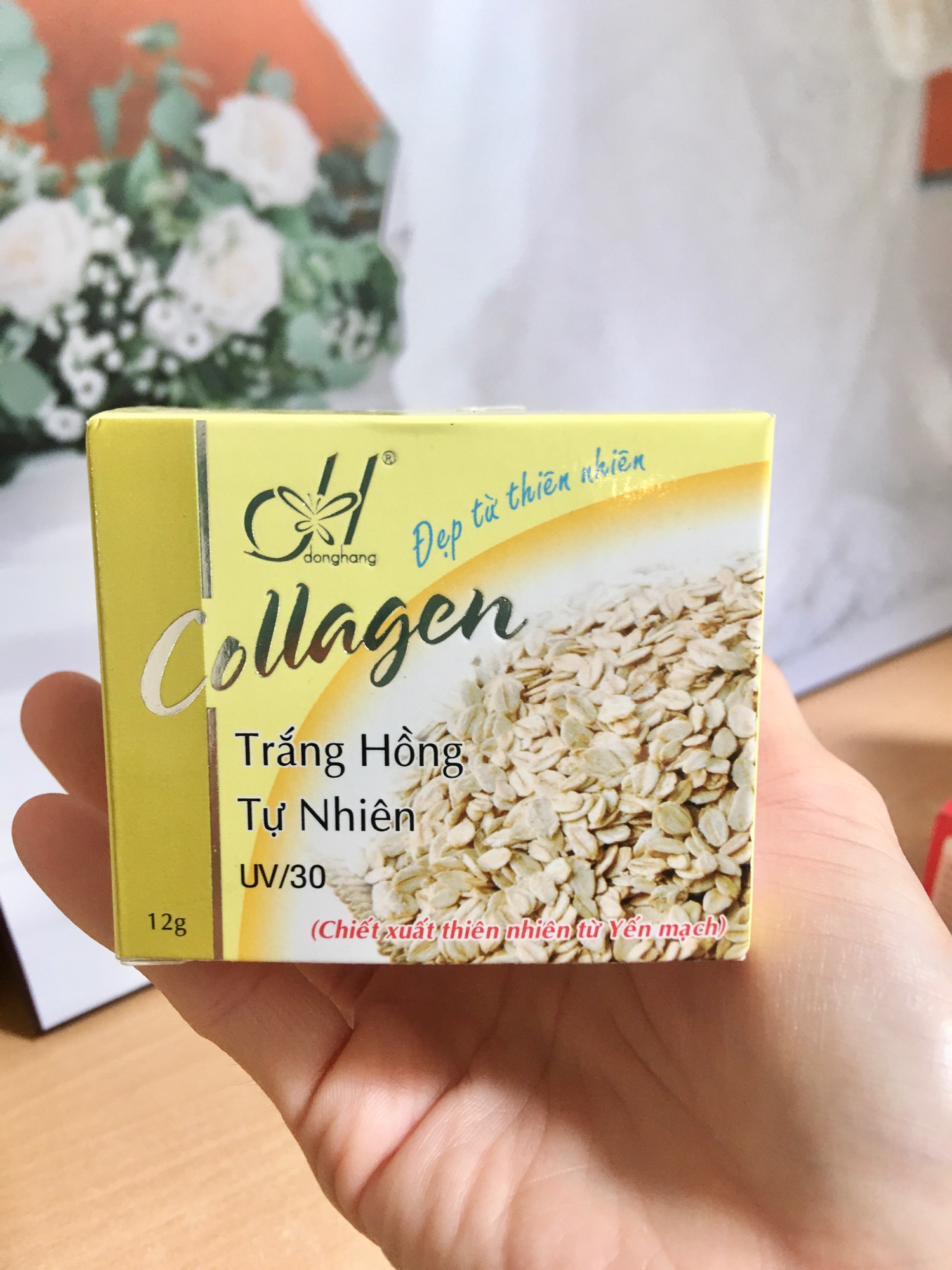 [Hcm]Kem Collagen Đông Hằng Trắng Hồng Tự Nhiên Uv30 Sau 7 Ngày Từ Yến Mạch