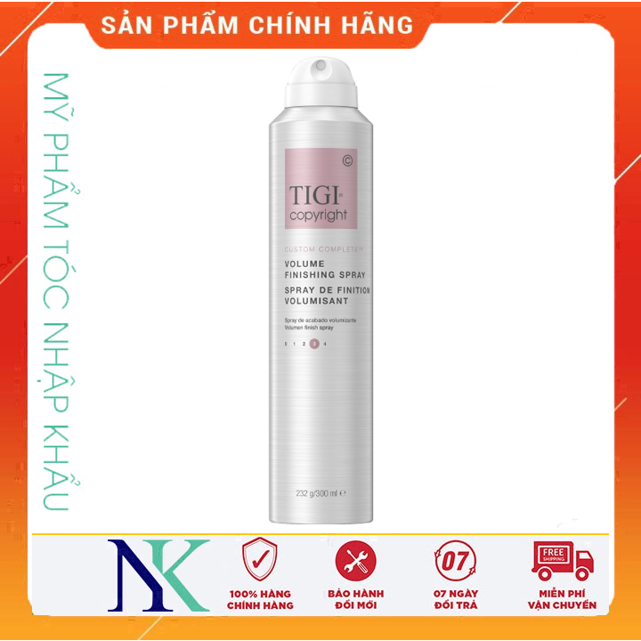 [Hcm]Xịt Dưỡng Tăng Phồng Hoàn Thiện Tigi Volume Finishing Hairspray 300Ml