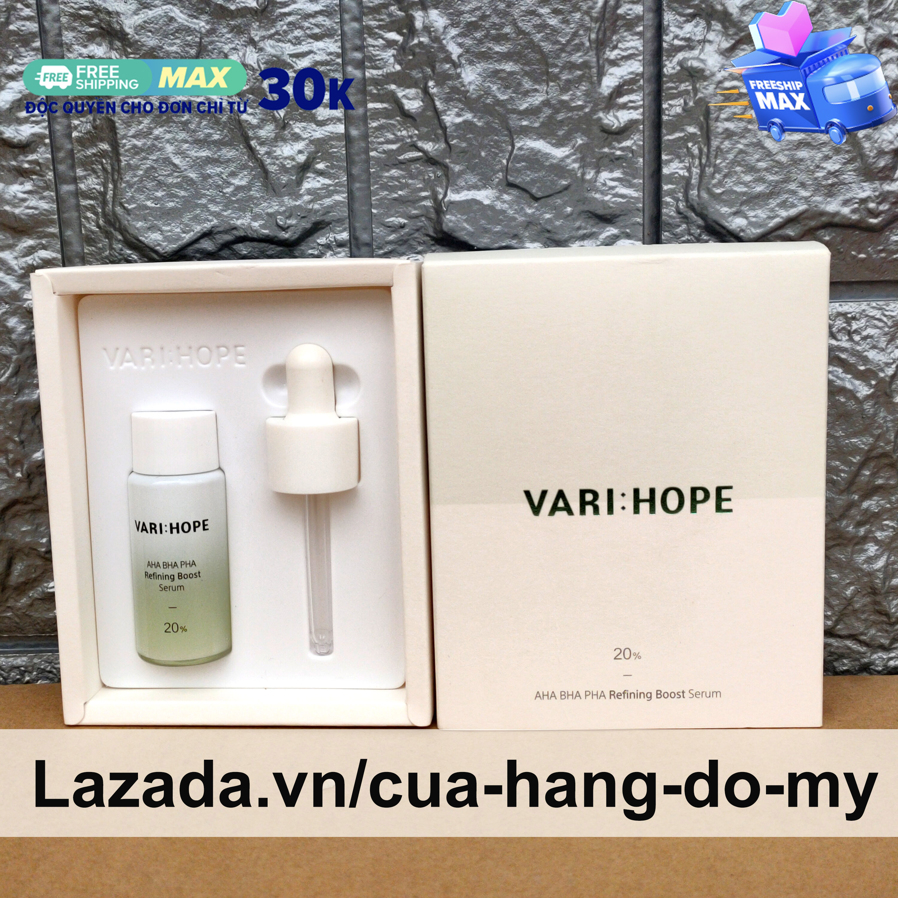 Tinh Chất Aha Bha Pha Varihope 8 Days Refining Boots Serum 15G Làm Sạch Da Chỉ Trong 8 Ngày Sử Dụng Vari:hope