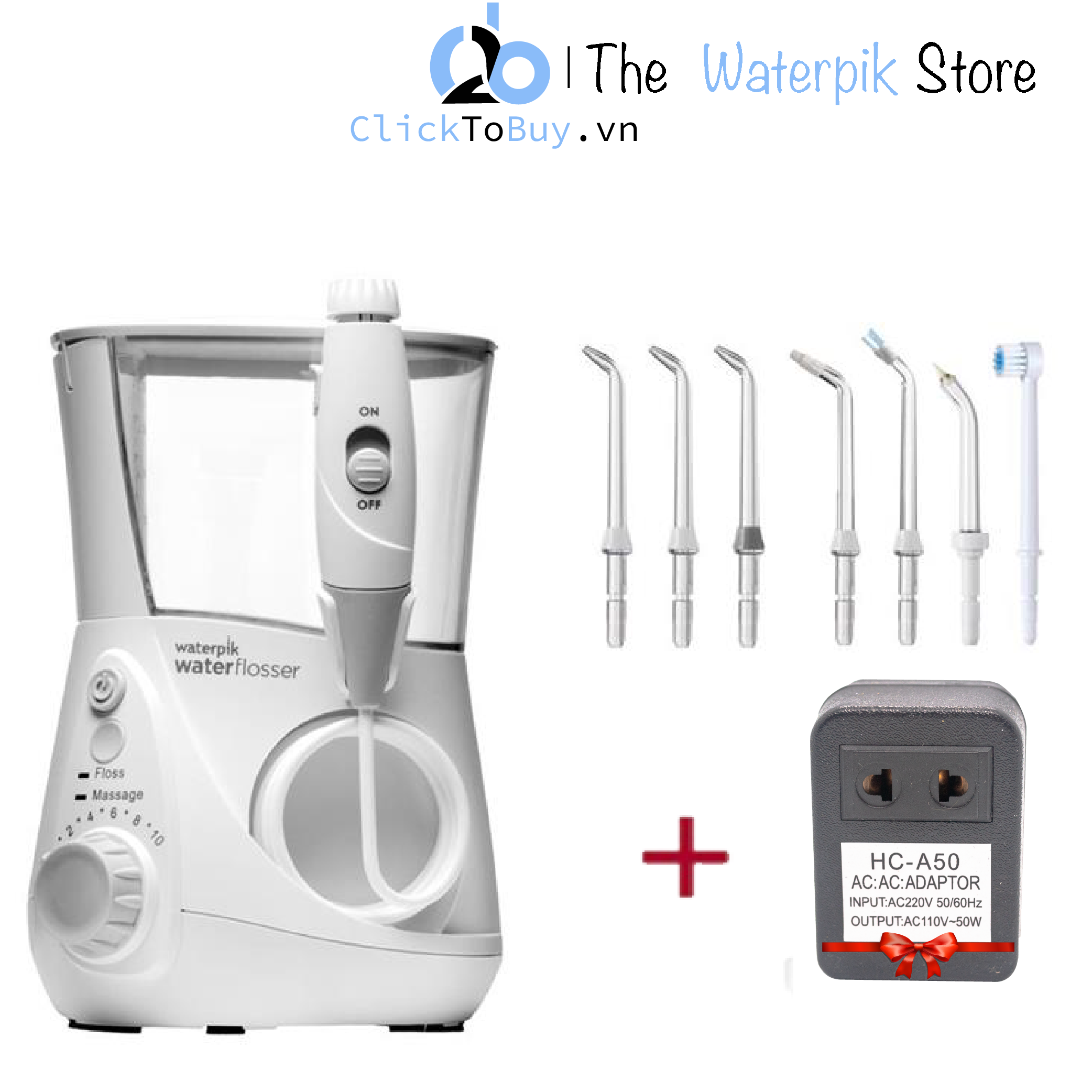 Máy Tăm Nước Gia Đình Waterpik 660. Phiên Bản Máy Gia Đình Cao Cấp Của Waterpik