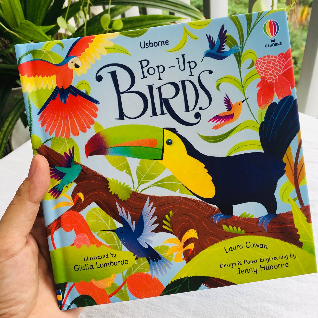 Sách tương tác tiếng Anh Usborne Pop-up books | sách dựng hình 3D Pop-up Birds