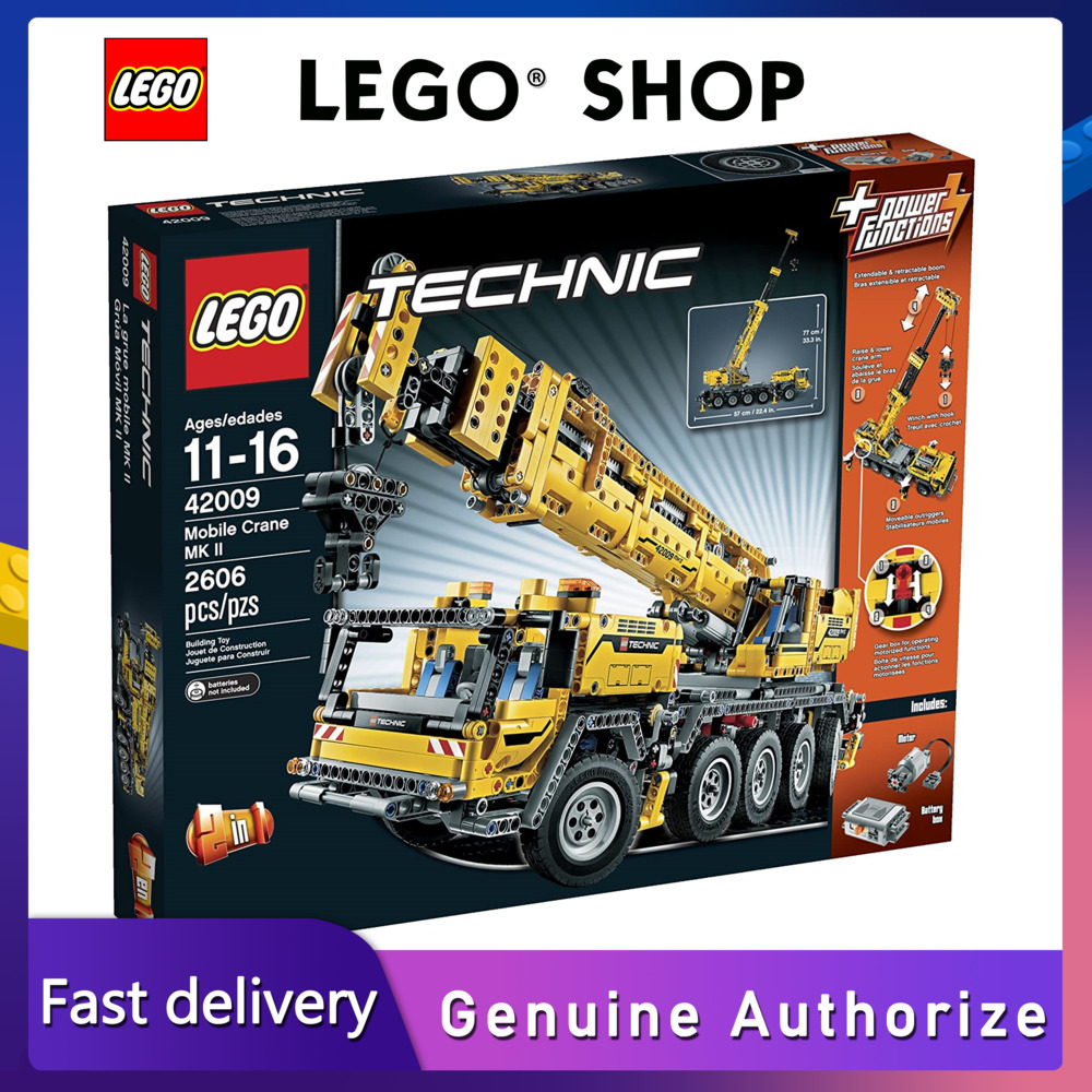 【Hàng chính hãng】 LEGO LEGO Technic 42009 Mobile Crane MK II (2606 miếng) đảm bảo chính hãng Từ Đan Mạch