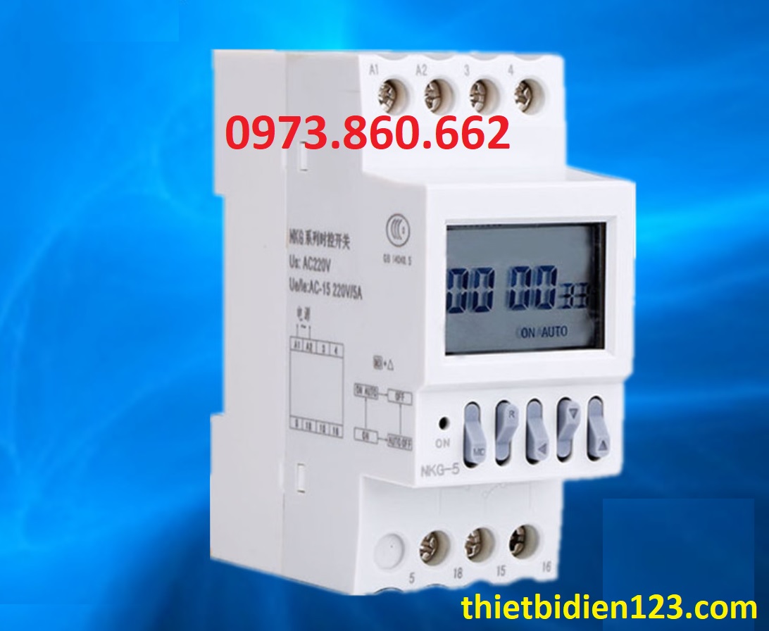 Timer thời gian tháng NKG-5- Công tắc hẹn giờ tháng