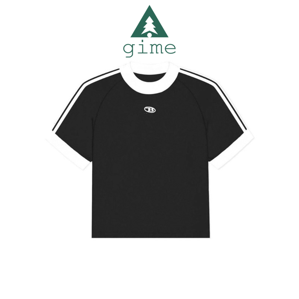 Áo baby tee  áo thun baby tee chữ B màu trắng màu đen chất thun dày dặn co giãn ôm body phong cách h