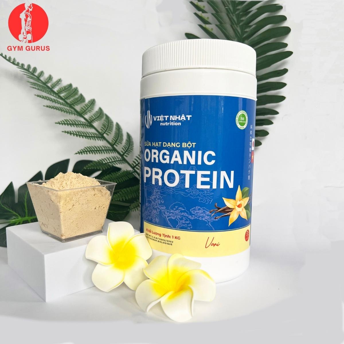 Organic Protein Việt Nhật Protein thực vật giảm cân tăng cơ powder 1Kg