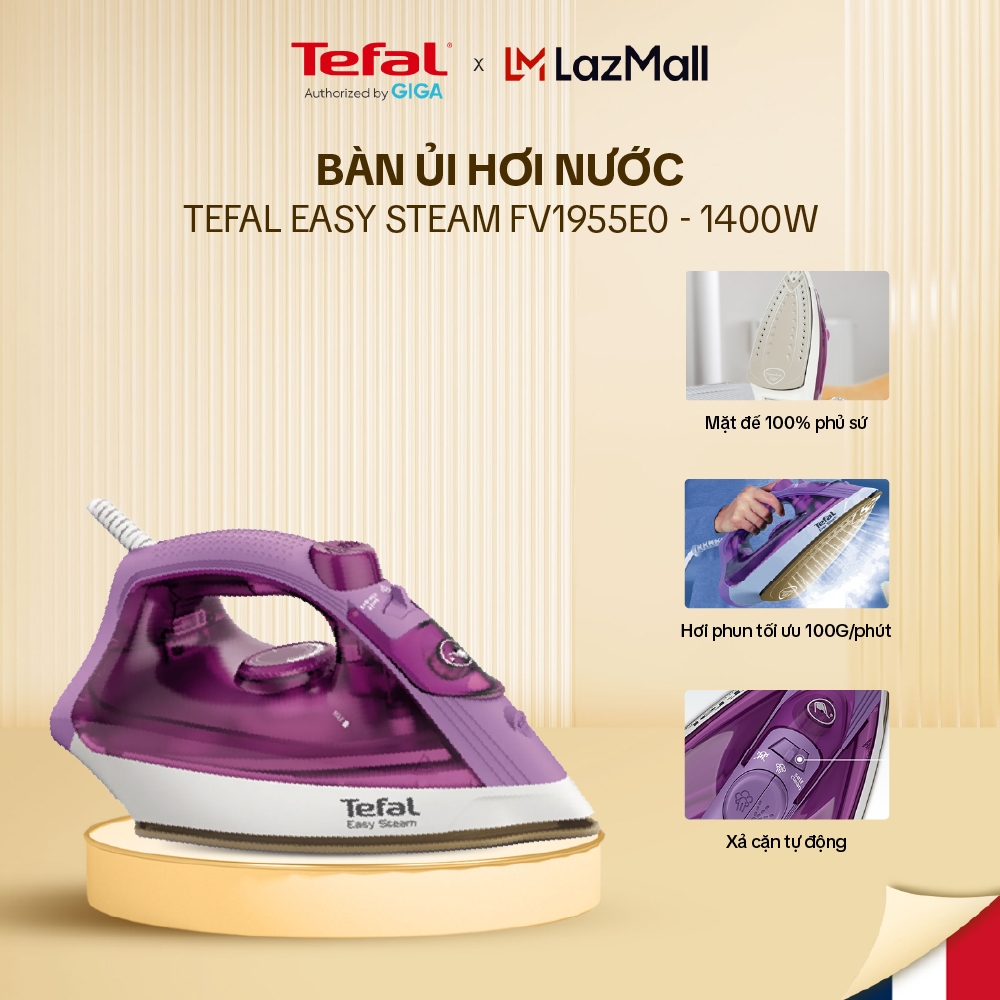 Bàn ủi hơi nước Tefal Easy Steam FV1955E0 - 1400W