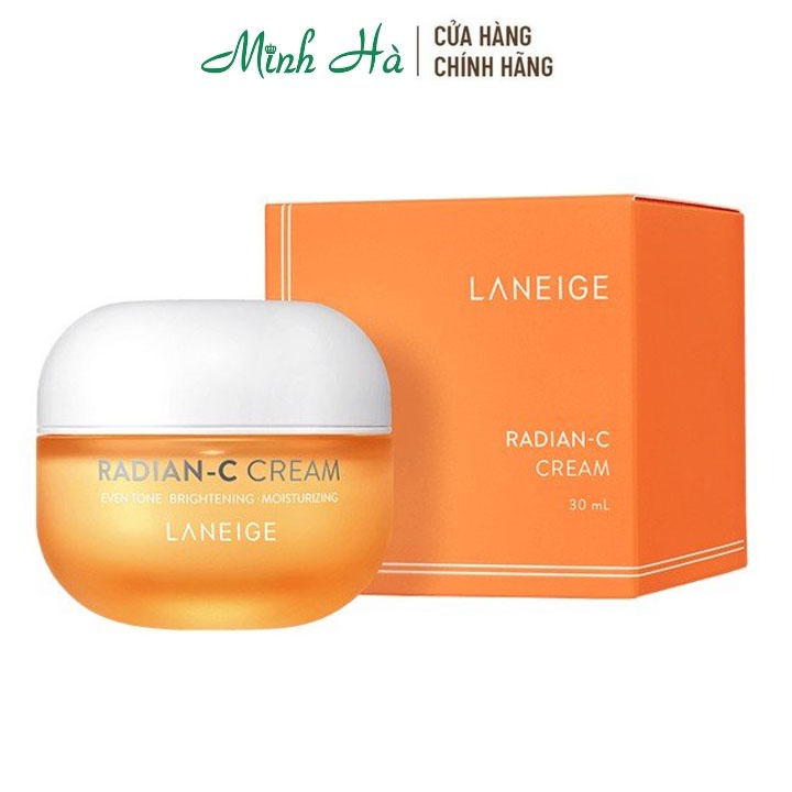 Kem Dưỡng Chống Lão Hóa Laneige Radian - C Cream 30Ml Giúp Dưỡng Ẩm Và Làm Mờ Vết Nám