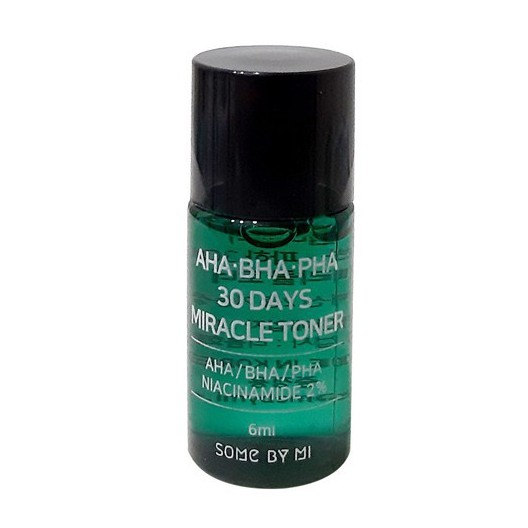 Nước Hoa Hồng Toner Giảm Mụn Some By Mi Aha Bha Pha 30 Days Miracle Mini 6Ml