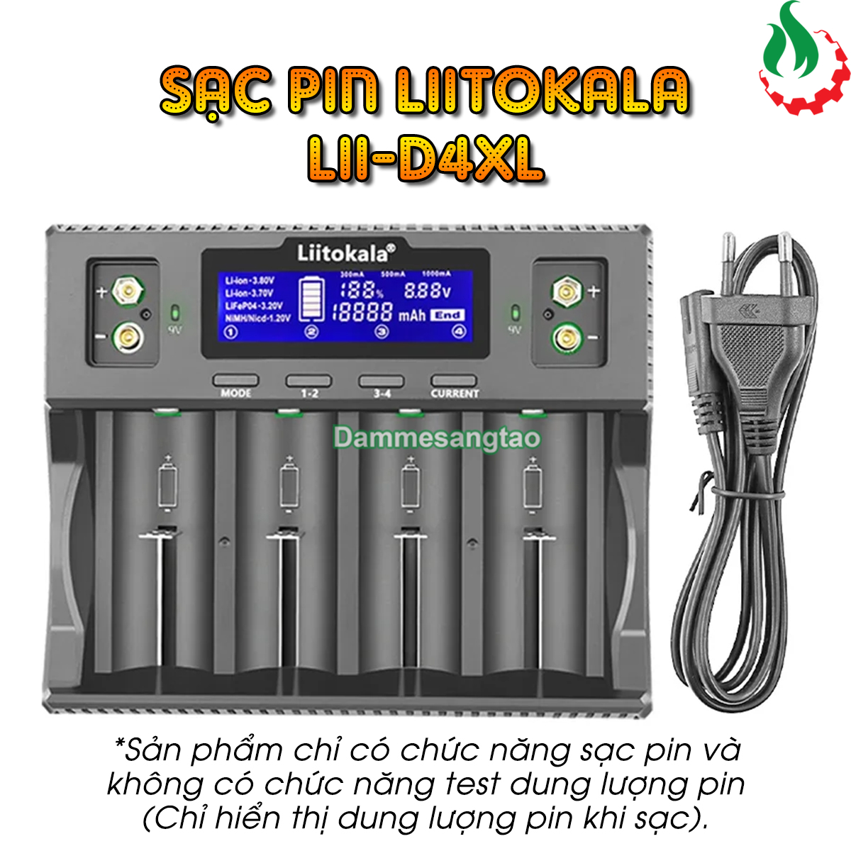 Sạc pin Liitokala Lii-D4XL