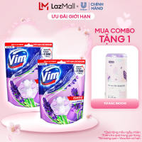 (Livestream) - Túi bộ viên tẩy bồn cầu Vim Power 5 Hương Lavender (5 viên/túi)