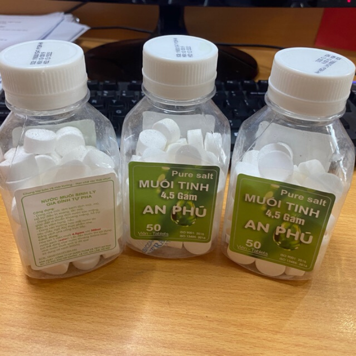 Viên Muối Tinh Nacl Pha Súc Họng (Lọ 50 Viên )