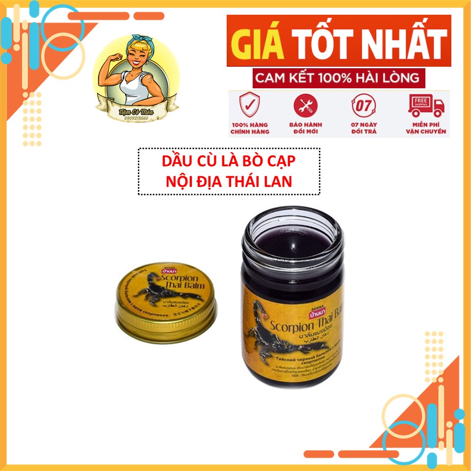 [HCM][Giá Sỉ Hot] Dầu cù là cao cao bò cạp Thái Lan 50gram - Giảm Bầm tím do chấn thương thể thao và bong gân
