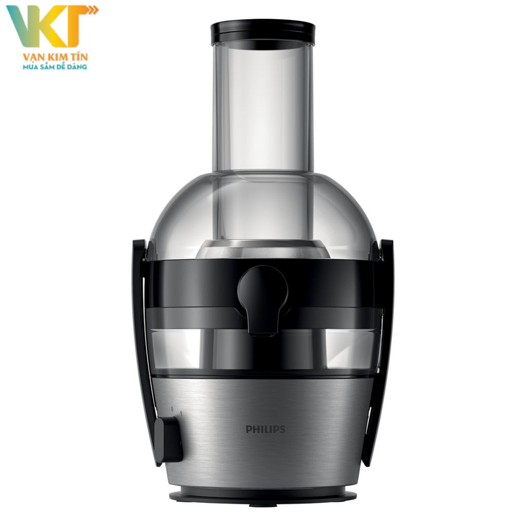 Máy Ép Trái Cây Philips HR1863/20 - 800W, Dung Tích 2L, Màu Đen Bạc