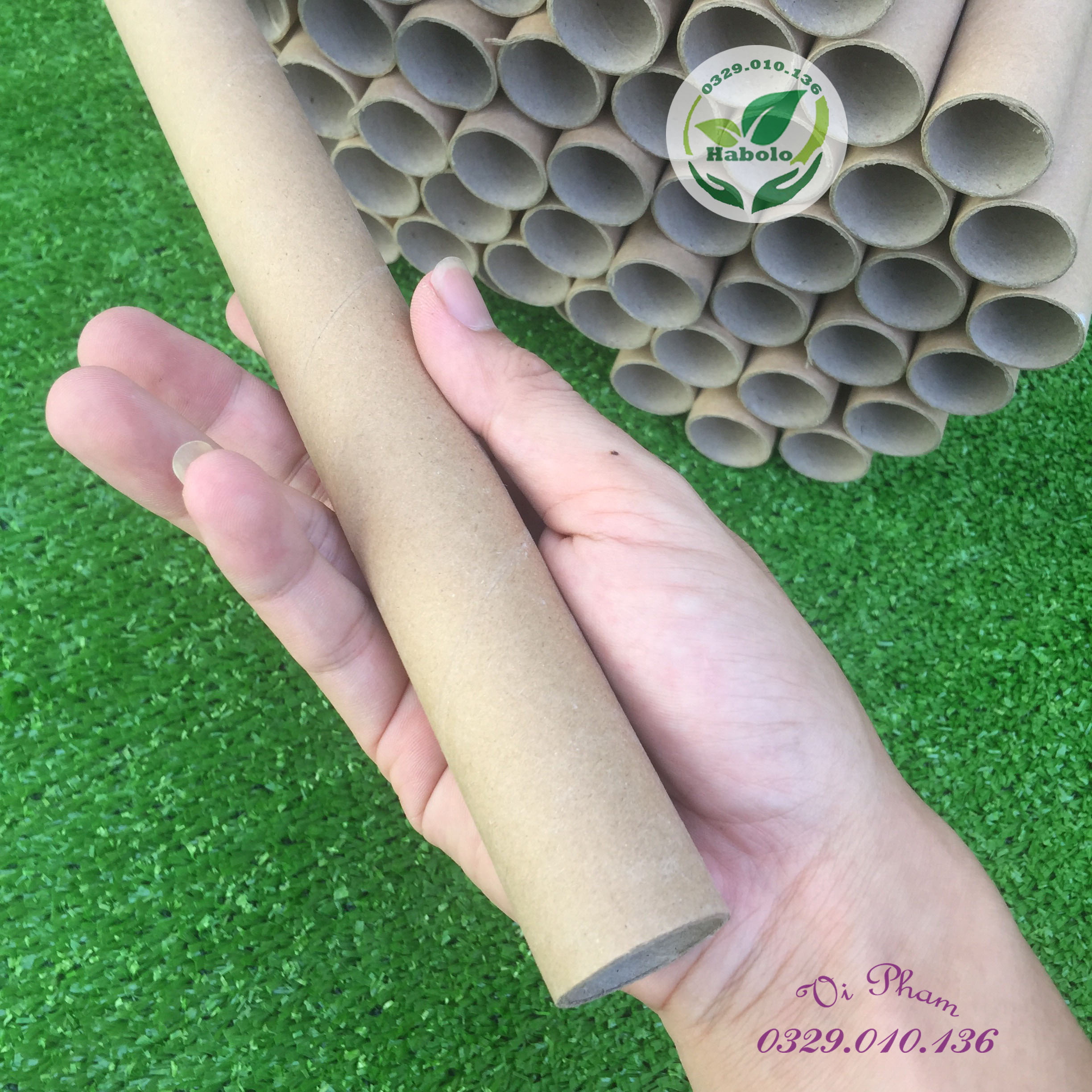 Lõi ống giấy dài 120cm- đường kích 3cm làm đồ handmade thủ công...mô hình.