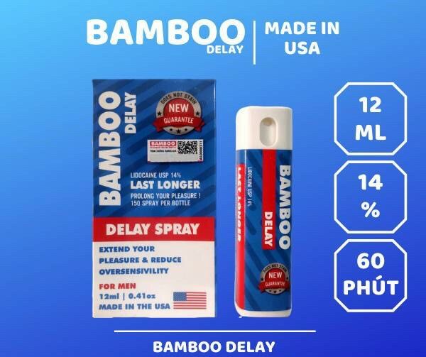 [Chuẩn Mỹ] Xịt Kéo Dài Bamboo Delay Spray