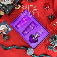 Giftset Bộ quà tặng nước hoa versace dylan purple 100ml 10ml sữa tắm lotion 75ml