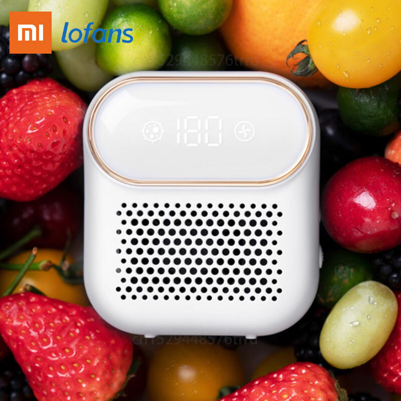 Máy lọc Khử Mùi Tủ Lạnh mini Xiaomi youpin Lofans B5 Có Thể Sạc Lại Tiện Dụng Cho Nhà Bếp tủ Quần Áo