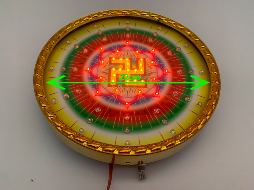 HÀO QUANG LED CHỮ VẠN - VIỀN HOA SEN SIÊU BỀN - HÀO QUANG THỜ PHẬT QUAN QUAN ÂM