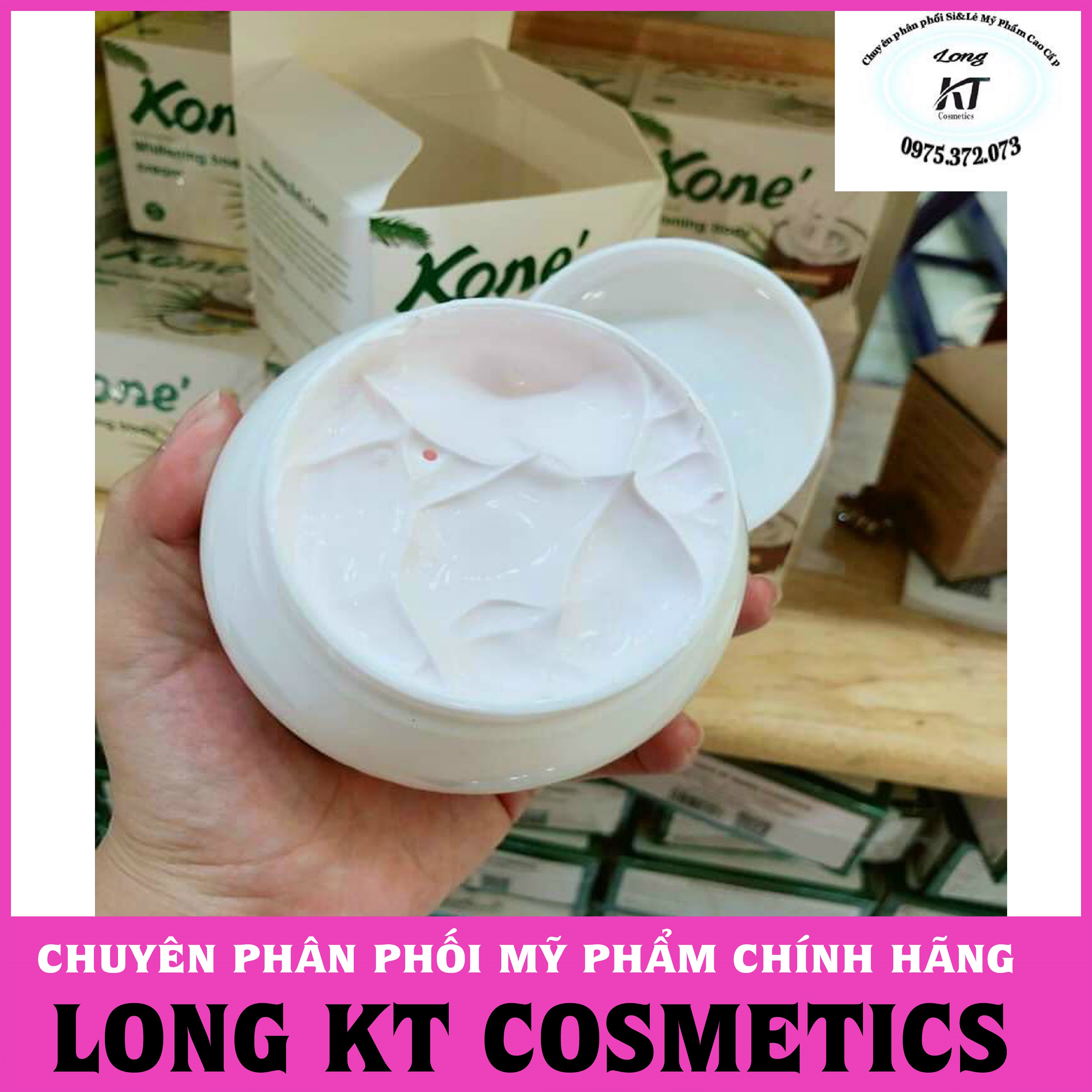 (Hàng Chuẩn Thái Lan Giá Sĩ)Kem Body Dưỡng Da Toàn Thân Trắng Mịn Thấm Nhanh Nước Cốt Dừa Mẫu Mới Kone 250Gr Cung Cấp Độ Ẩm Vượt Trội Cho Da Làm Da Trắng Bóng Mịn Màng Mùi Thơm Dễ Chịu Không B Bết Rít