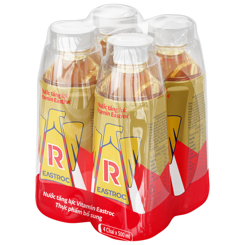 4 Chai Nước Tăng Lực Eastroc Vitamin Làm Việc Hiệu Quả Bổ Sung Năng Lượng (500ml/chai)