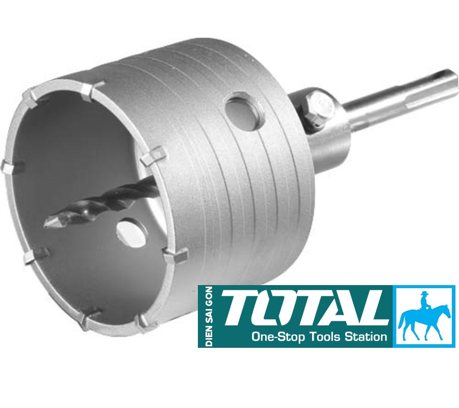 Mũi khoan tường bê tông lỗ khoét 65mm 30mm Total TAC430651 Ingco HCB0651