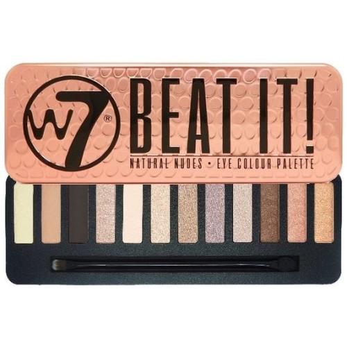 Bảng phấn mắt 12 màu mịn lì 7W Beat It (Hộp hồng)