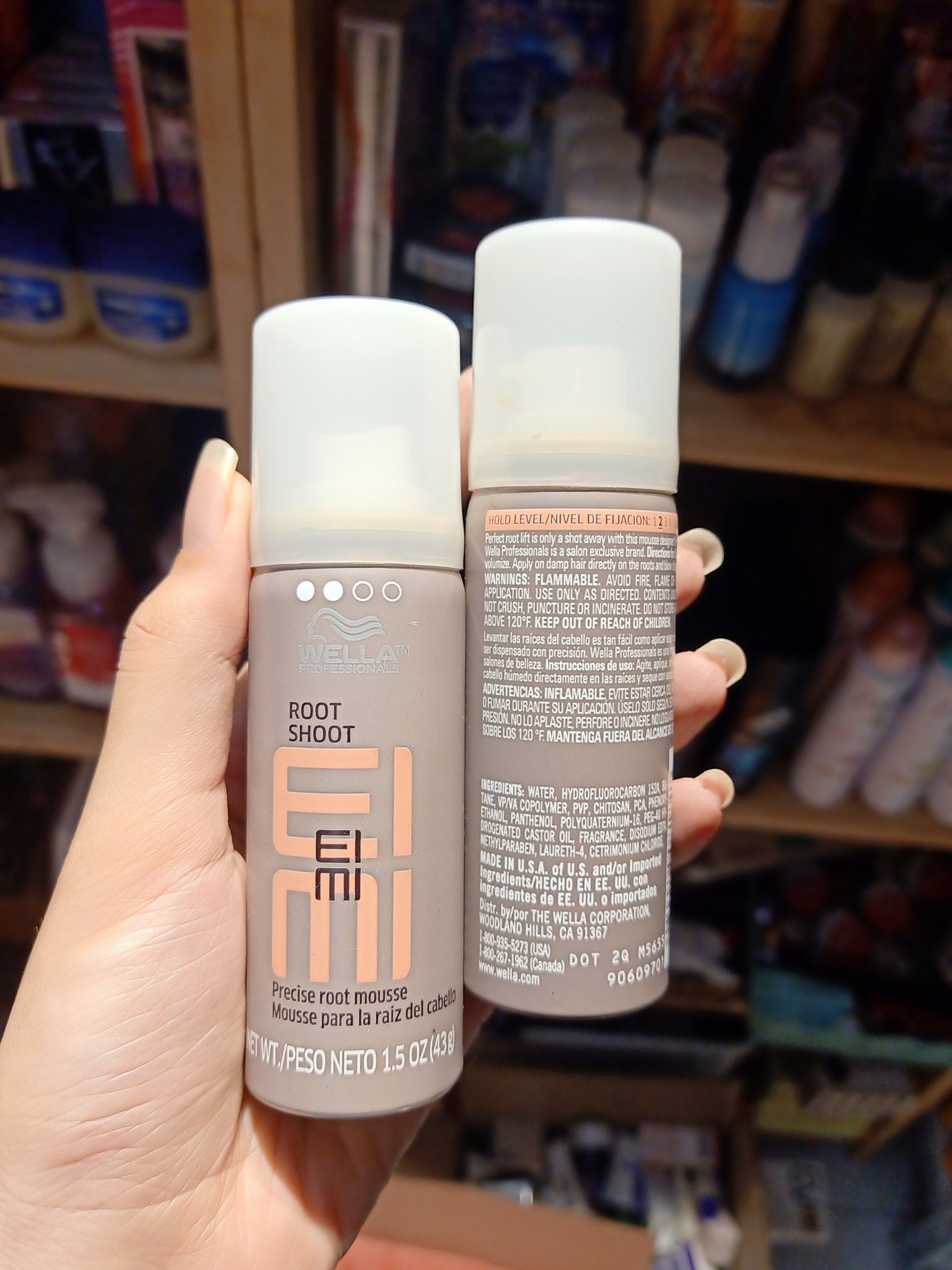 [Hcm]Keo Xịt Tóc Dạng Bọt Wella Eimi Root Shoot Precise Root Mousse (43G)