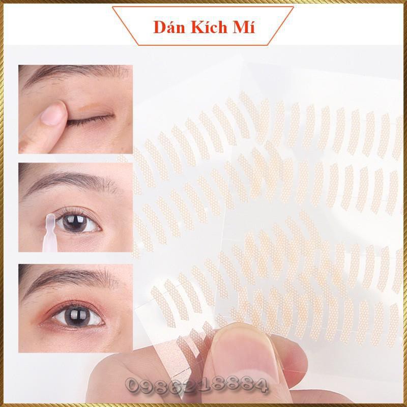Dán kích mí sẵn keo vỉ 20-48 miếng màu da chống thấm DMD48