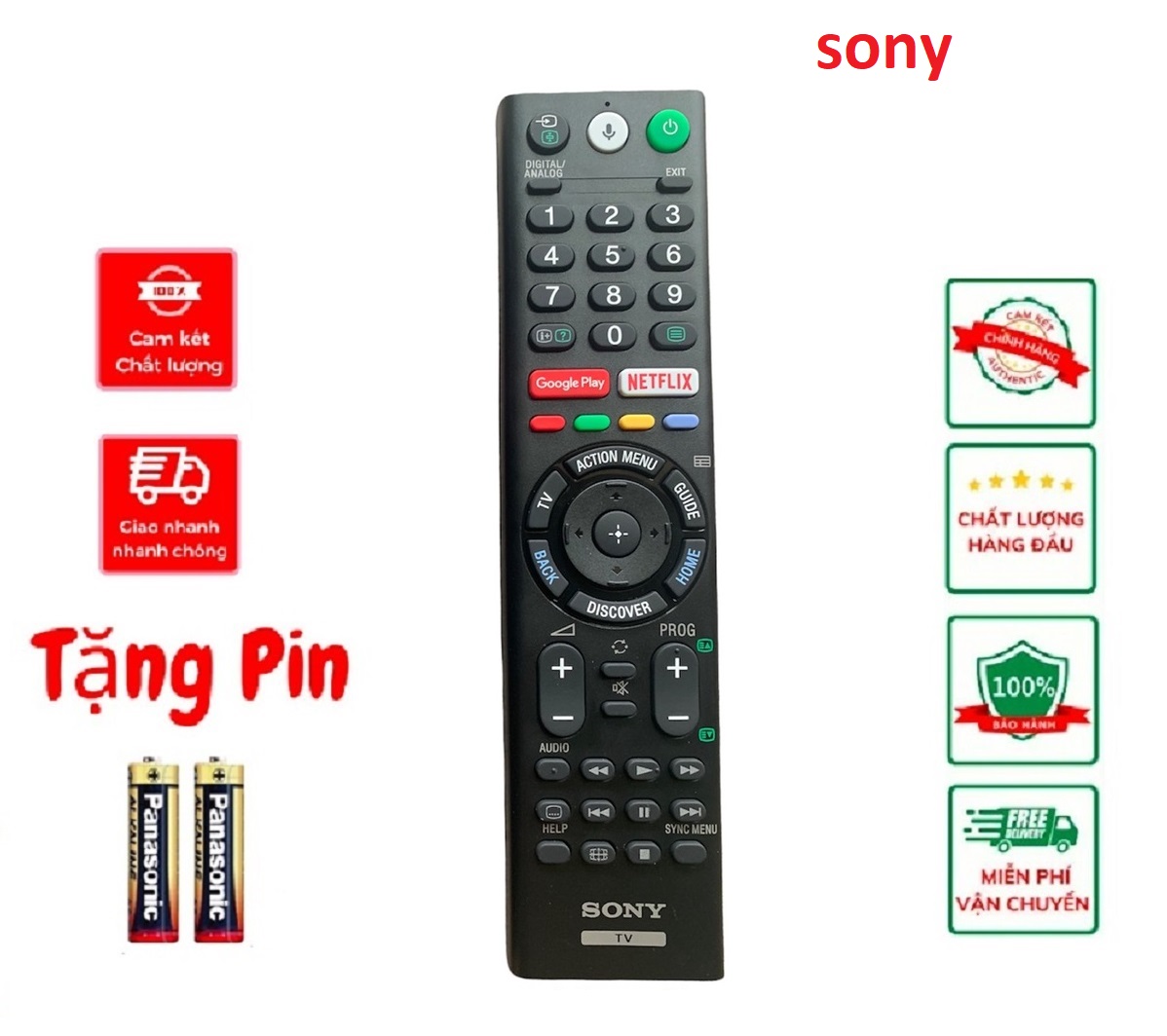 Điều khiển tivi sony giọng nói RMF-TX300P RMF-TX310P hàng zin theo máy