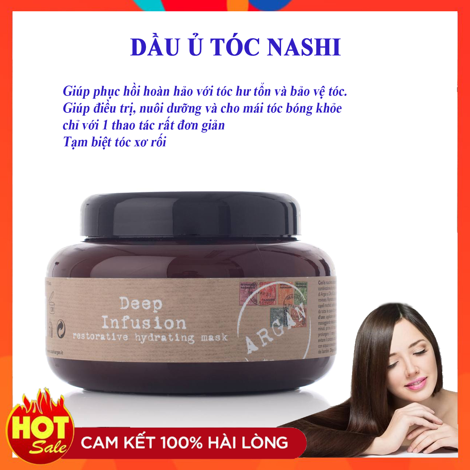 Kem Ủ Tóc Dầu Ủ Tóc Ủ Tóc Nashi Phục Hồi Tóc Hư Tổn. Dầu Ủ Tóc Nuôi Dưỡng Vẻ Đẹp Cho Tất Cả Các Loại Tóc Nhờ Hỗn Hợp Tái Tạo Cẩu Trúc Và Phục Hồi Tóc Hư Tổntăng Cường Độ Đầy Đặn Và Đàn Hồi Cho Mái Tóc Khôi Phục Nhanh Chóng Độ Bóng Sáng