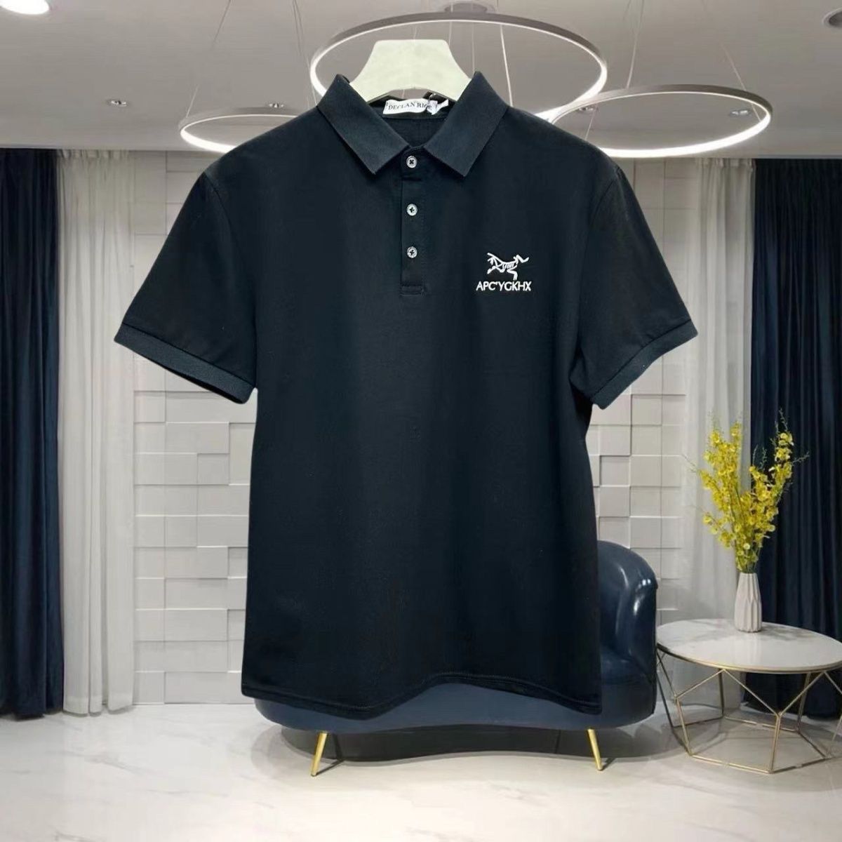 ♠❈ Áo polo nam công sở thường ngày in hình Đẹp trai Xuân/hè 2023 arcteryx