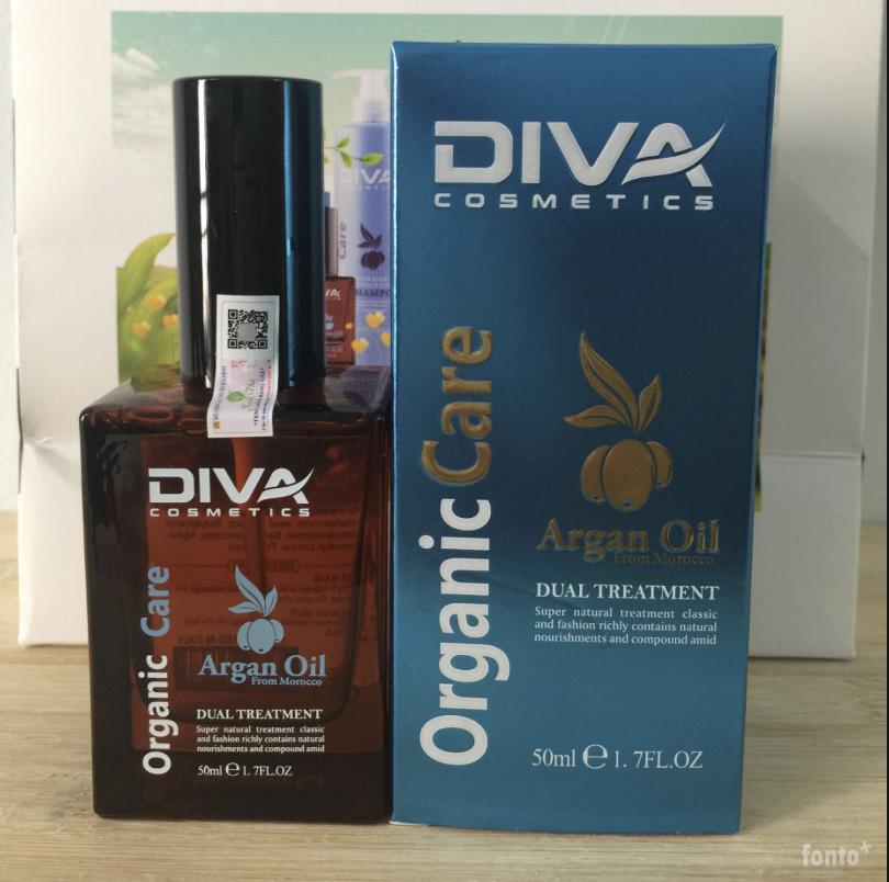 [HCM]Tinh dầu Argan Oil Organic Care Diva dưỡng bóng mượt tóc 50ml